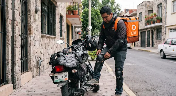 póliza de seguro DiDi para moto de reparto